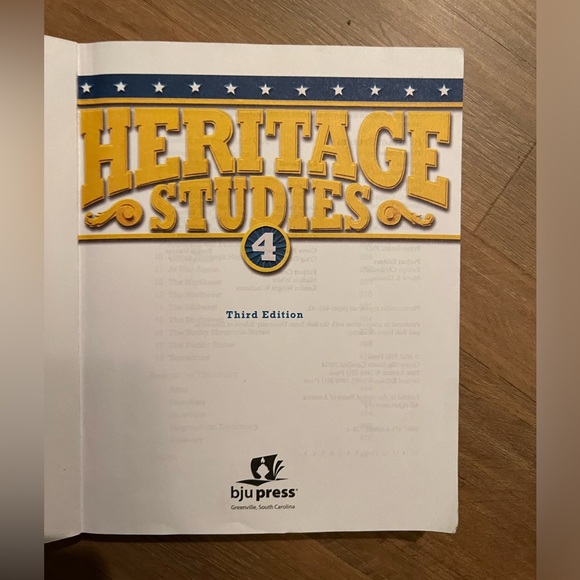 Used BJU Heritage Studies 4 third edition Student Textbook - Picture 3 of 4